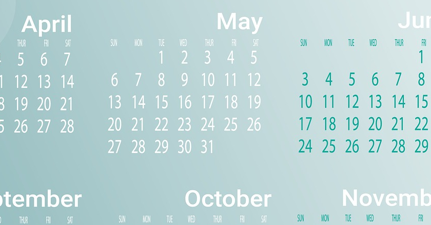 資格の受験日程の目安